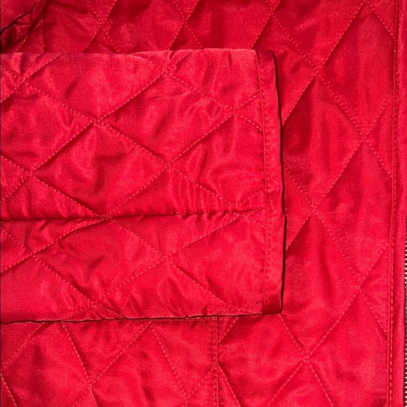 Burberry Red Quilted Jacket - Picture 7 of 7